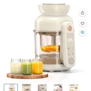 Cream Baby Food Processor